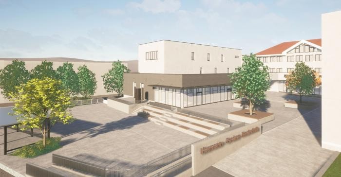 Skizze Gebäudeansicht