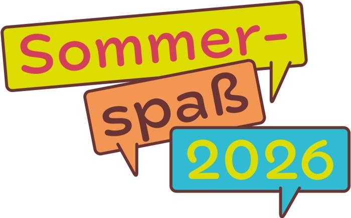 Logo "Sommerspaß 2026" Kinder- und Jugendreferat