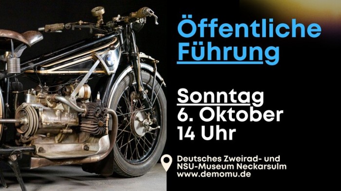 Sonntagsführung im Deutschen Motorradmuseum Sonntagsführung im Deutschen Motorradmuseum