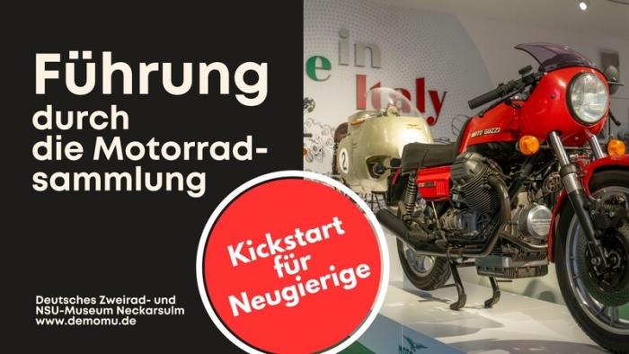 Führung im Deutschen Motorradmuseum Neckarsulm Führung im Deutschen Motorradmuseum Neckarsulm