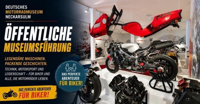 Führung im Deutschen Motorradmuseum Neckarsulm Führung im Deutschen Motorradmuseum Neckarsulm