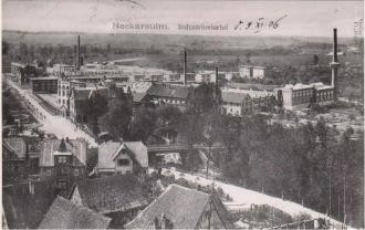 Neckarsulmer Industrieviertel um 1900