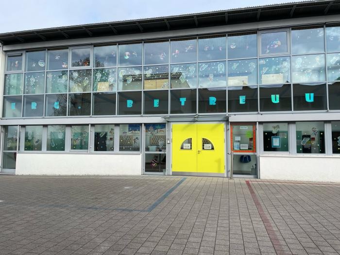 Das Gebäude der Ergänzenden Betreuung - Außenansicht