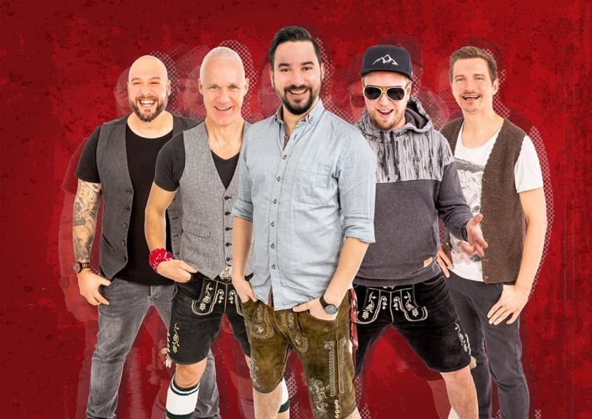 Gruppenfoto der Band "Allgäu Power"