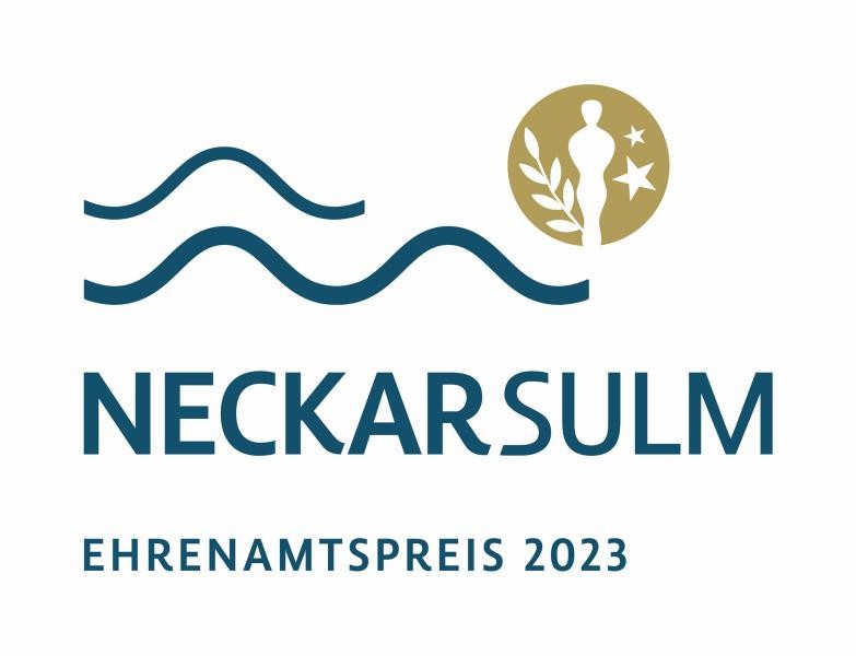 Logo "Ehrenamtspreis 2023" im neuen Corporate Design   