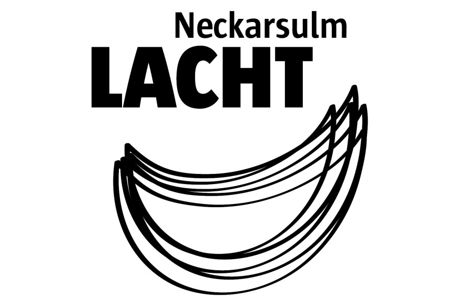 Logo der Reihe "Neckarsulm lacht"   