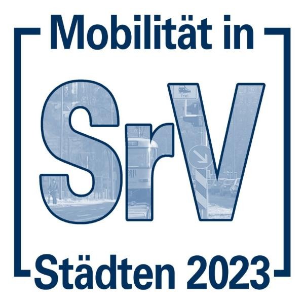 Logo des Forschungsprojekts „Mobilität in Städten – System repräsentativer Verkehrsbefragungen (SrV)“
