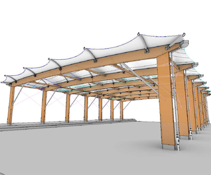 Skizze Gebäudeansicht