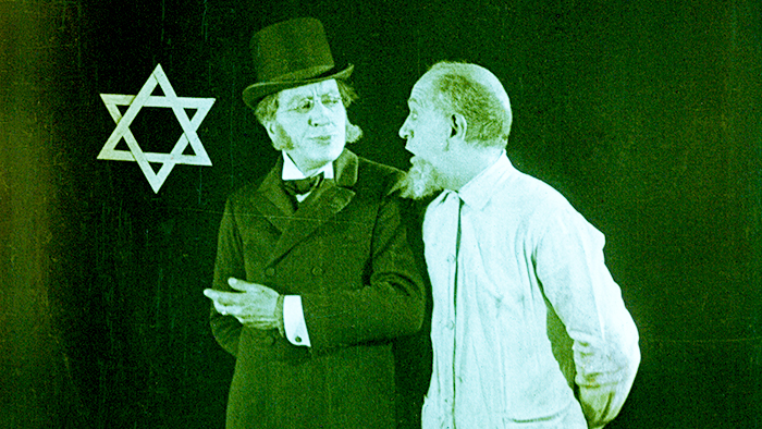 Szenenfoto aus dem Stummfilm "Stadt ohne Juden" 